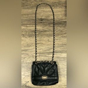 GUC Ann Taylor Black Leather Bag